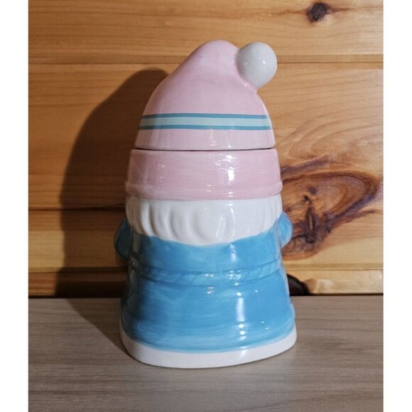 New Martha Stewart Gnome Snow Day Snowboarding 2 Wick Candle Jar Winter - Picture 5 of 12